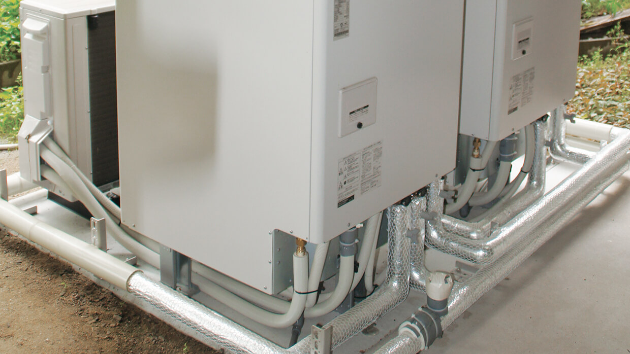 エコキュート2台連結①