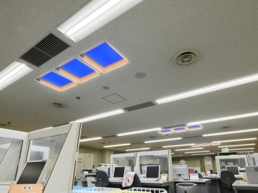 青空照明「misola」でオフィス環境を改善｜納入事例｜照明｜三菱電機