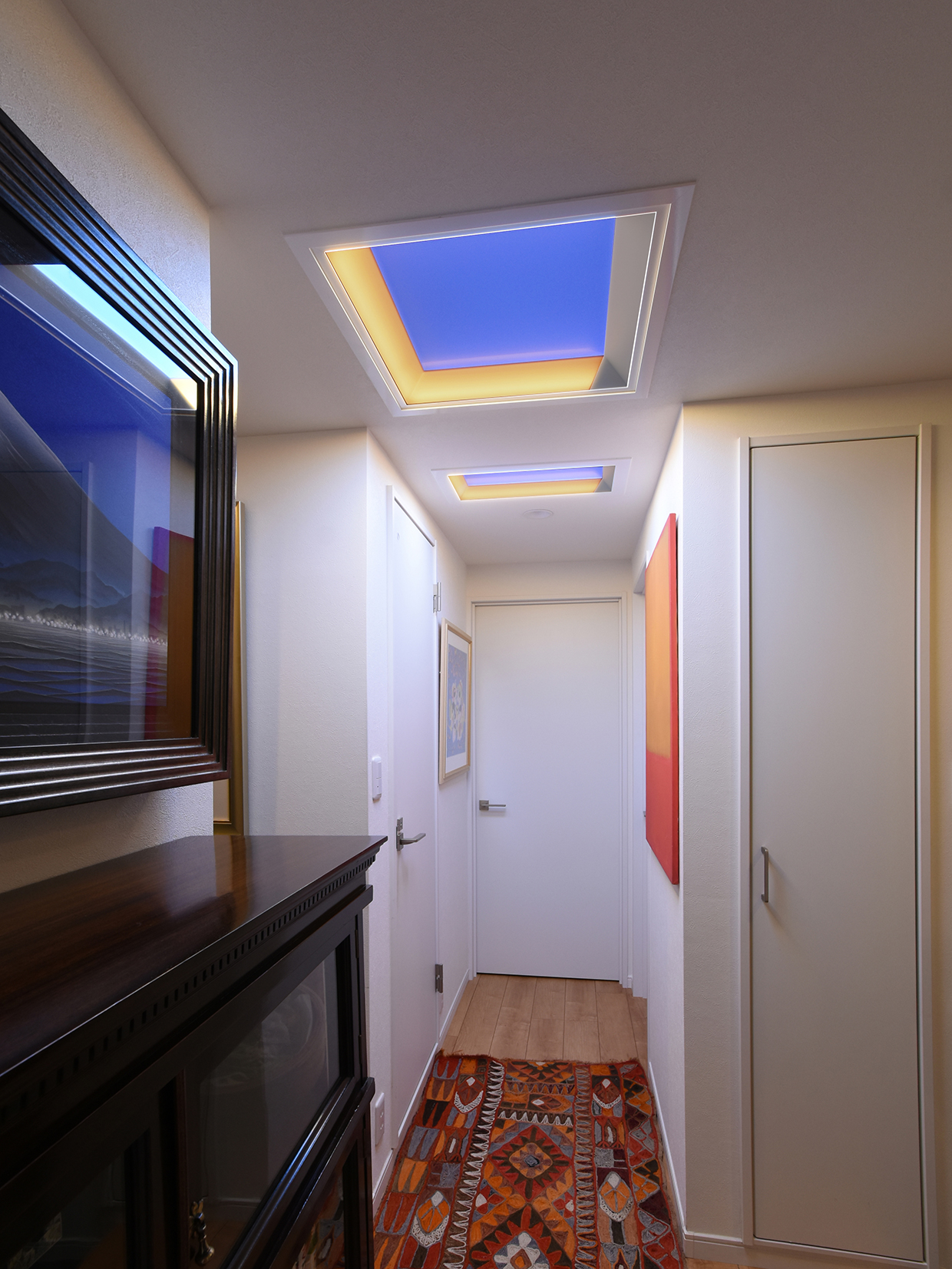 玄関通路：朝/夕シーン