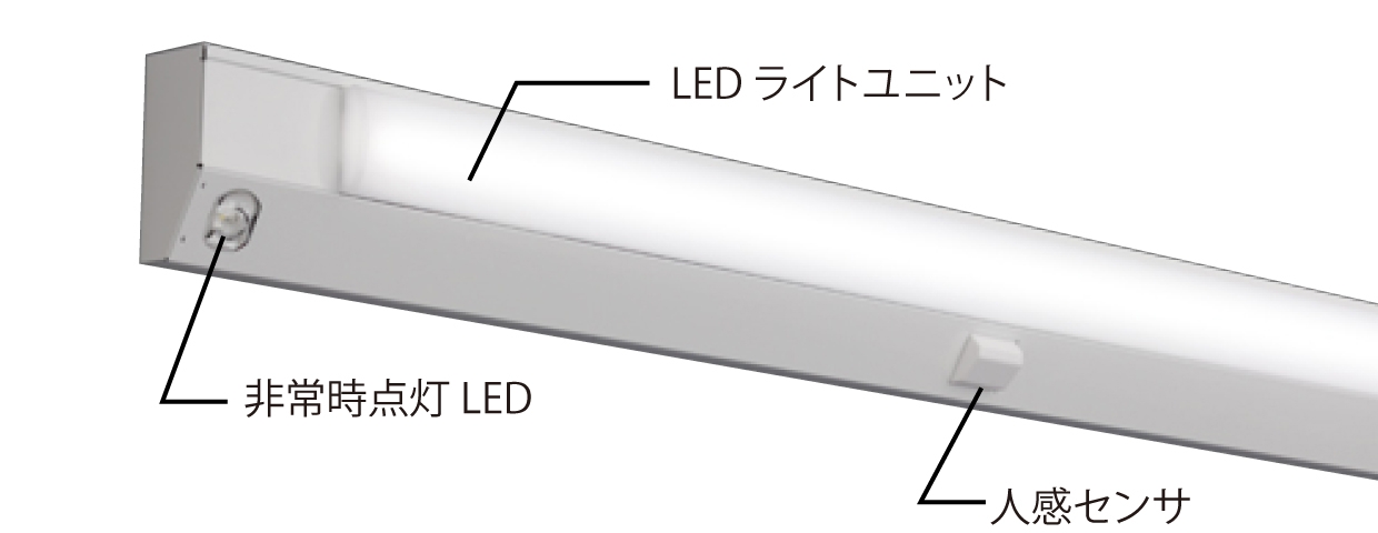 電池内蔵形 LED専用形 リモコン自己点検機能タイプ
