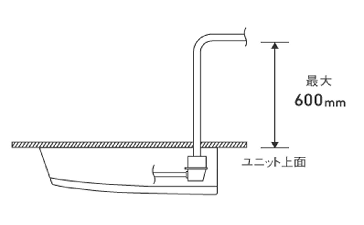 ドレンアップメカのイメージ図