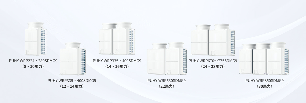 リプレースズバ暖マルチ7（寒冷地向け）のラインアップ