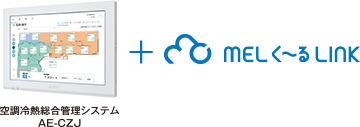 空調冷熱総合管理システムAE-CZJ+MELく～るLINK