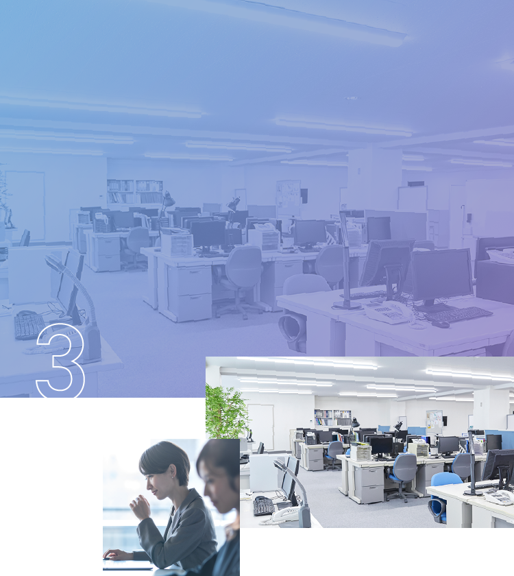 スマホアプリから非接触で空調操作。さらに設定温度の変更履歴から、あなたのお好みに合わせた快適な空調を学習します。