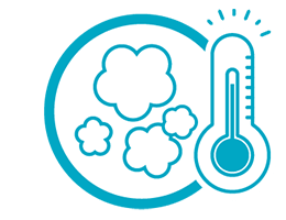 アイコン: 帰宅すると熱気がたまっている