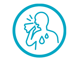 アイコン: 在宅中はくしゃみや鼻水が気になる