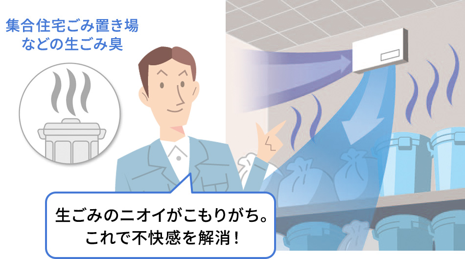 生ごみのニオイがこもりがち。これで不快感を解消！