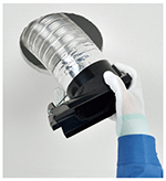 フレキダクトに先付け