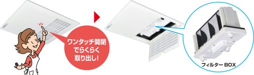 フィルター清掃