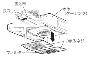 フィルターの清掃1