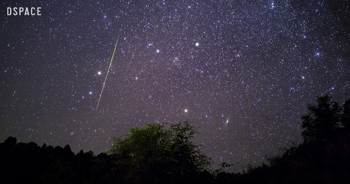 三菱電機：DSPACE 秋の夜長にのんびりとした流れ星を眺めよう
