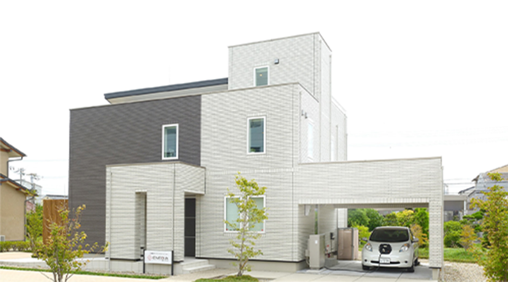 三菱電機京都製作所の敷地内に開設した体感型スマートハウス「三菱ENEDIAハウス京都」