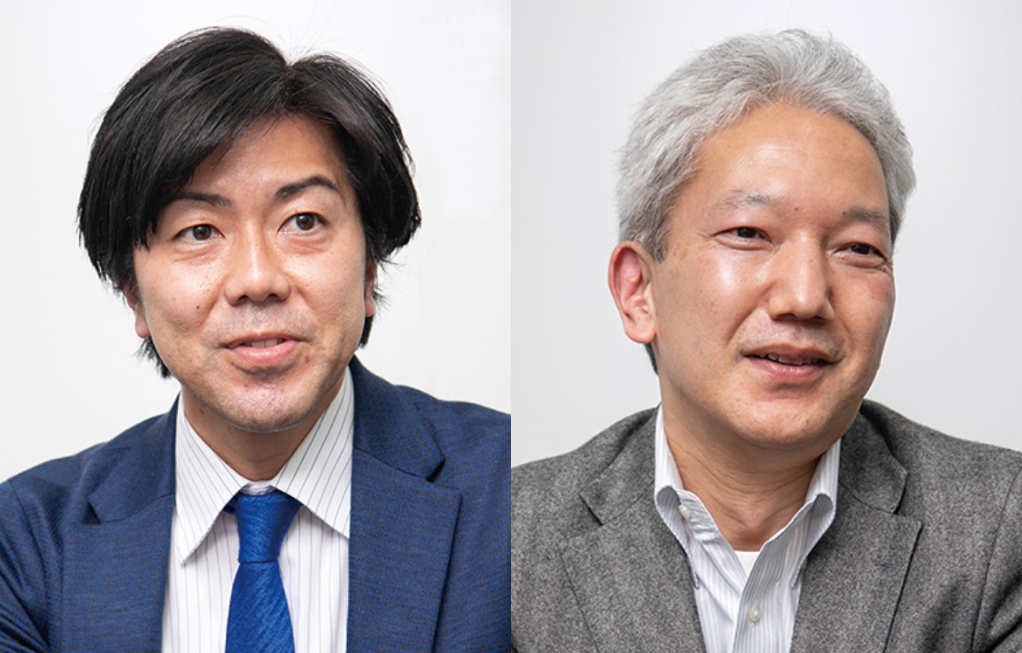 三菱電機インフォメーションネットワーク株式会社 セキュリティ事業部 トラストサービス部 第二課長　田口 拓也 氏（左）三菱電機インフォメーションネットワーク株式会社 営業本部 戦略営業推進部 次長 兼 営業推進課長　中谷 昌樹 氏（右）