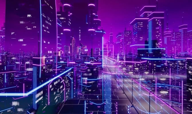 メタバース世界の成立を支える社会の４つの変化）