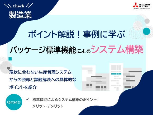 ポイント解説！事例に学ぶパッケージ標準機能によるシステム構築