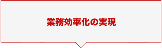 業務効率化の実現