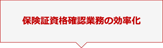 保険証資格確認業務の効率化