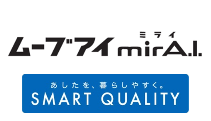 ムーブアイmirA.I.ロゴSMART QUALITY