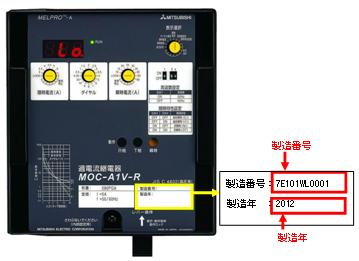 画像：対象製品