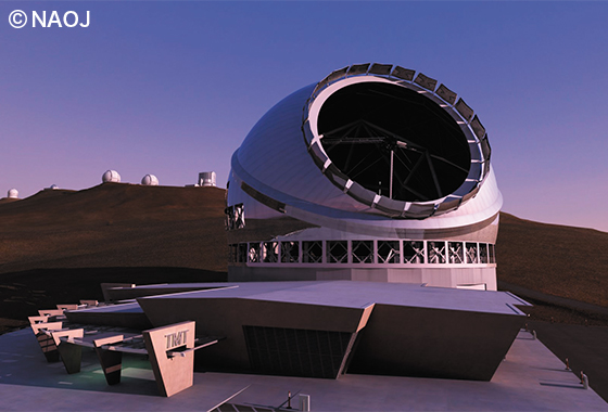 口径30メートルの超大型望遠鏡で世界の天文学をリードする
TMT（Thirty Meter Telescope）