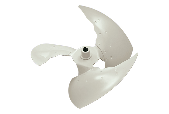 羽根の3形状の最適化により低騒音化を実現
産業用有圧換気扇ダブルキューブファン
