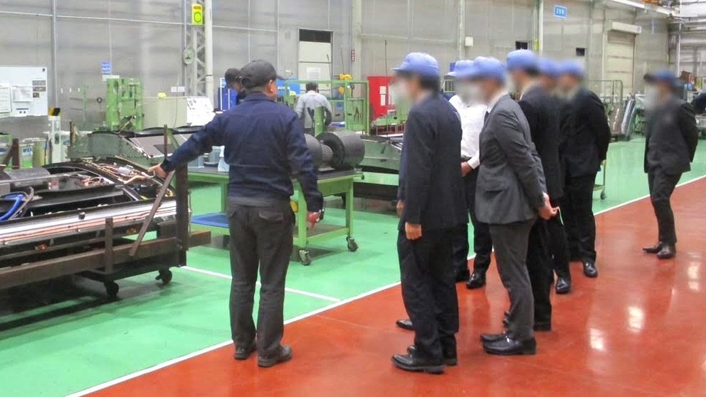 工場見学の写真