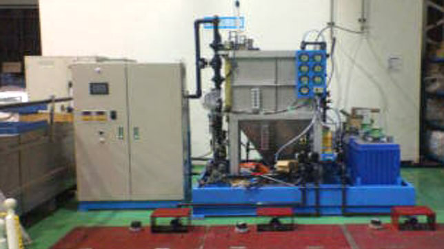 洗浄水浄化装置の写真